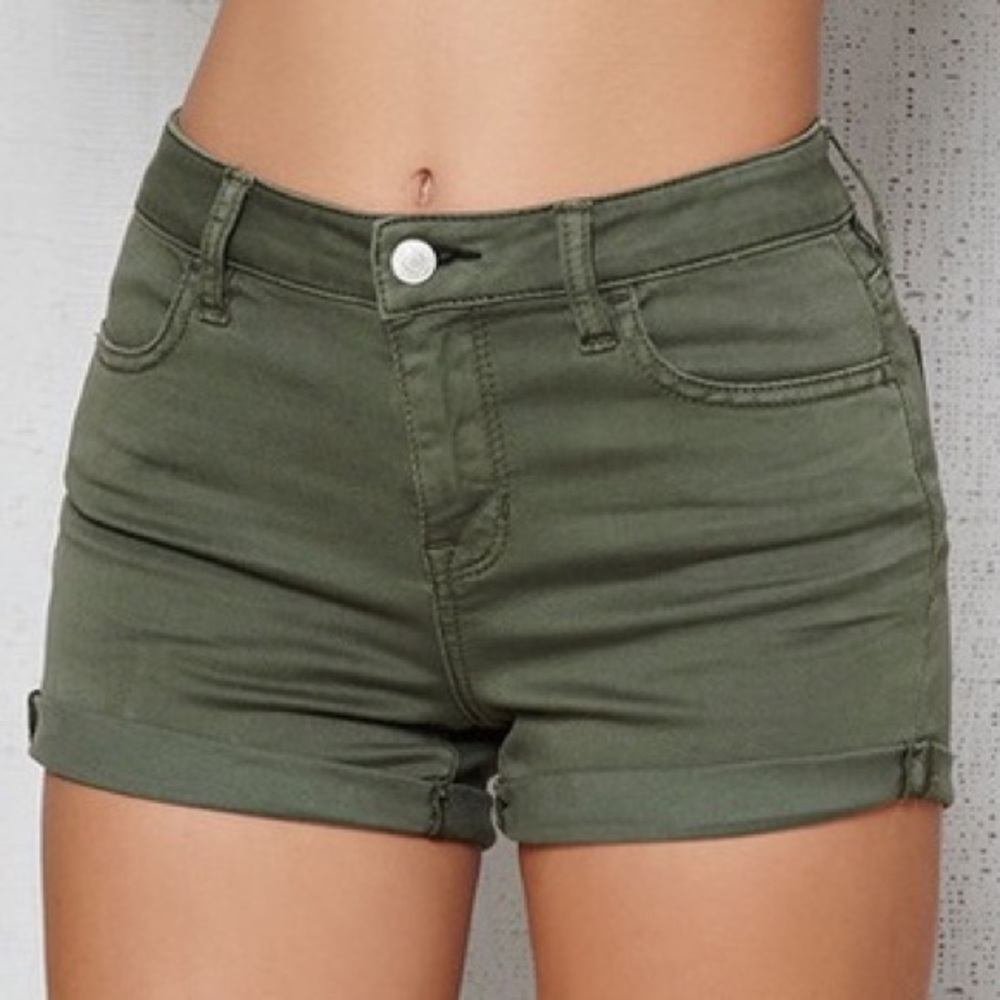 Pacsun | Jean Shorts | Green |